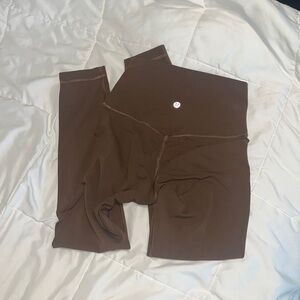 lululemon align womens leggings java 25”